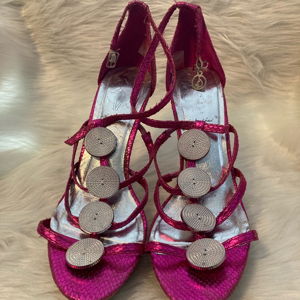 Baby phat 5in Strappy open toe Pumps Woman Size 10